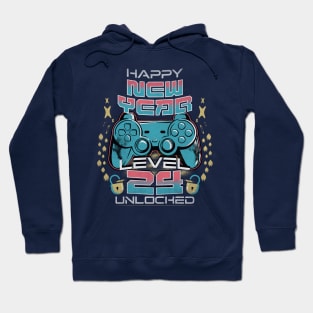 Happy New Year Level 24 Unlocked Hoodie